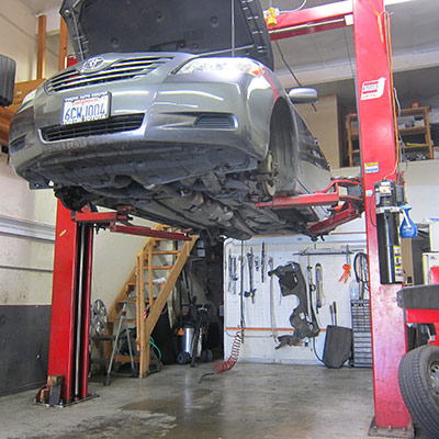steps automotive work station
